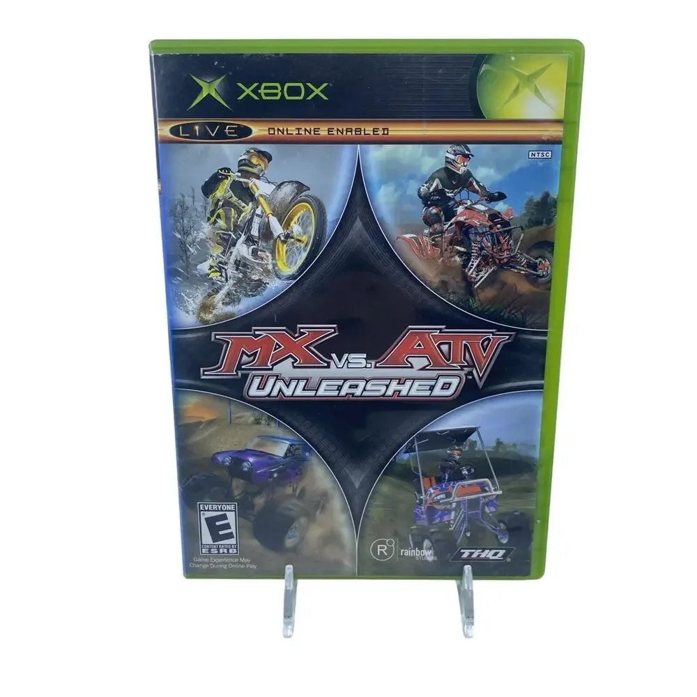 MX vs. ATV Unleashed (Original Xbox) Black Label CIB Complete in Box Tested